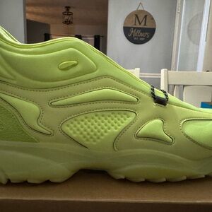 Neon Yellow Athletic Sneakers